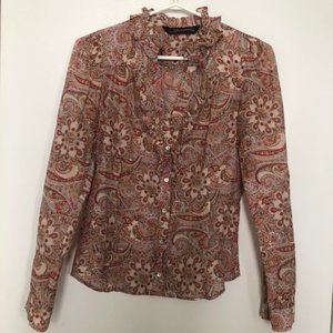 Zara Women's Paisley Blouse